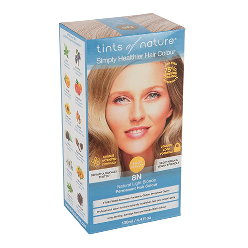 Tints of Nature Permanent Hårfarve | Naturlig Lys Blond 8N
