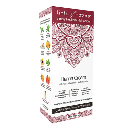 Tints of Nature Henna Hårfarve Creme | Dark Brown