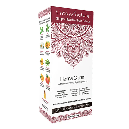 Tints of Nature Henna Hårfarve Creme | Light Brown
