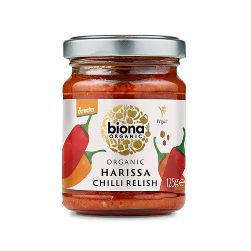 Biona Organic Harissa Chili Relish Økologisk Demeter | 125 g