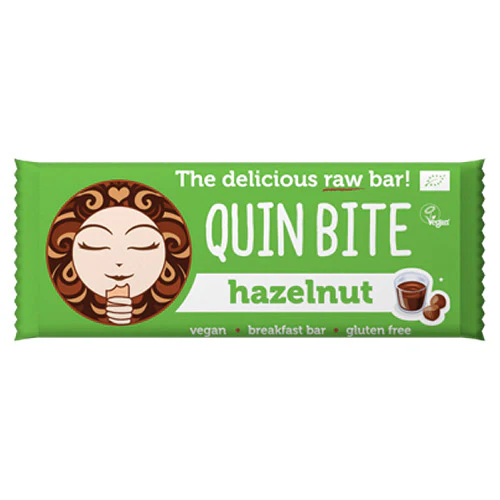 Quin Bite Bar Glutenfri Økologisk | Hasselnød