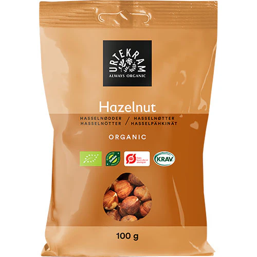 Urtekram Hasselnødder Økologisk | 100 g