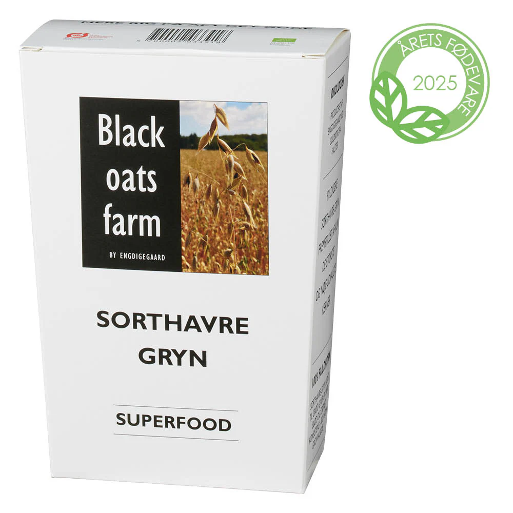 Blackoatsfarm Grovvalsede Sorte Havregryn Økologiske Glutenfri | 835 g