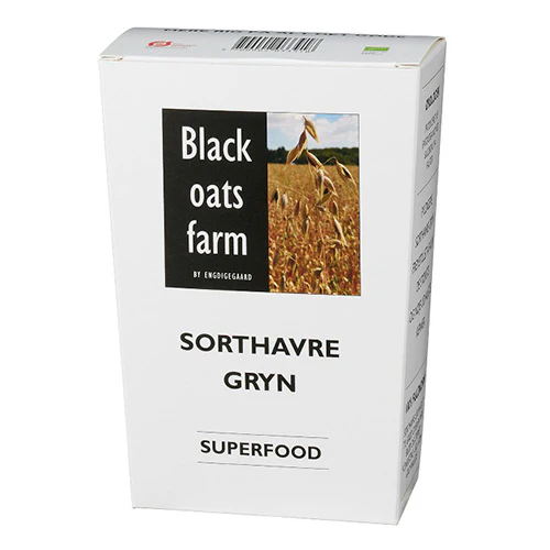 Blackoatsfarm Grovvalsede Sorte Havregryn Økologiske Glutenfri | 330 g
