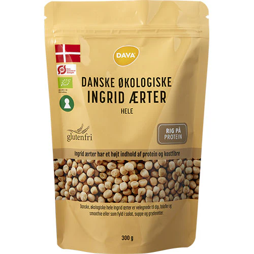 DAVA Hele Ingrid ærter Økologisk | 300 g