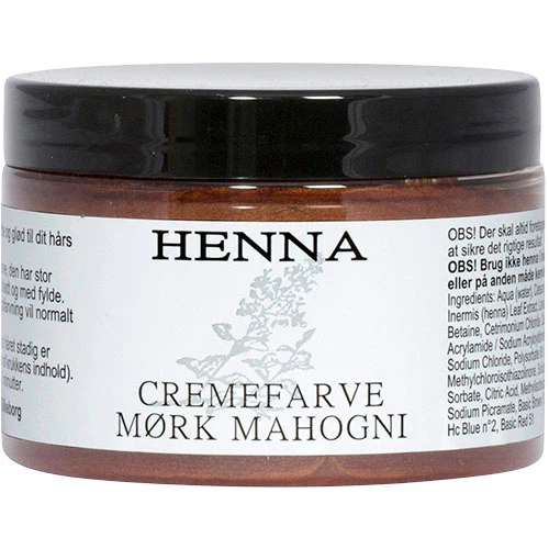 Henna Hårfarve Creme | Mørk Mahogni