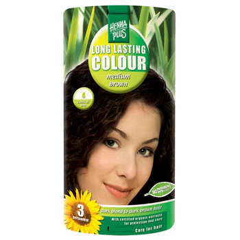 Henna Plus Hårfarve | 4 Medium Brown