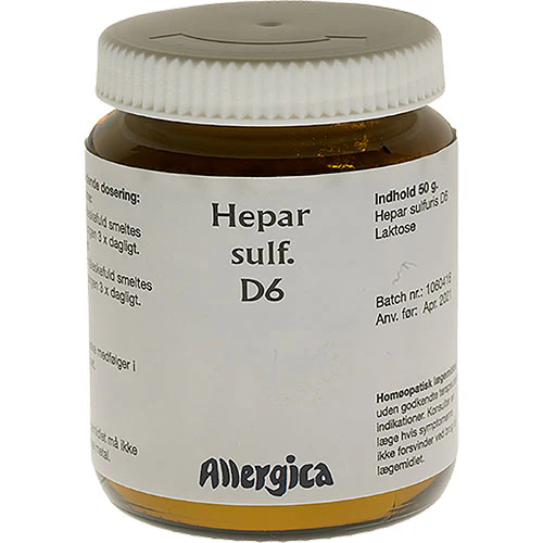 Allergica Hepar Sulf. D6 Trit | 50 g