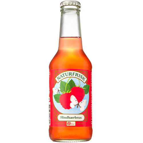 Naturfrisk Hindbærbrus Økologisk | 250 ml