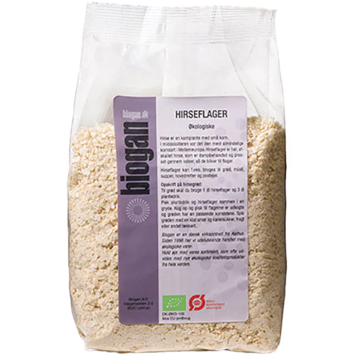Biogan Økologiske Hirseflager | 500 g