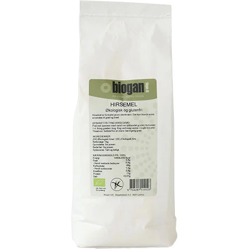 Biogan Økologisk Glutenfri Hirsemel | 1 kg