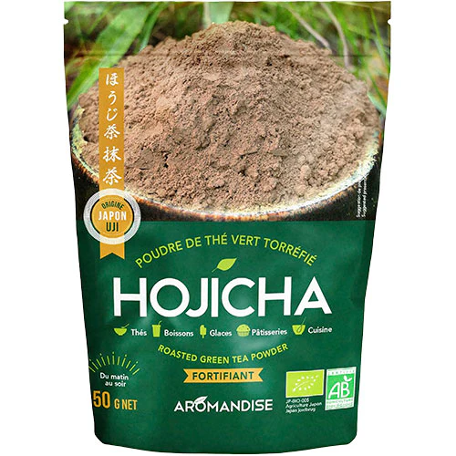 Aromandise Hojicha gøn te pulver Økologisk | 50 g