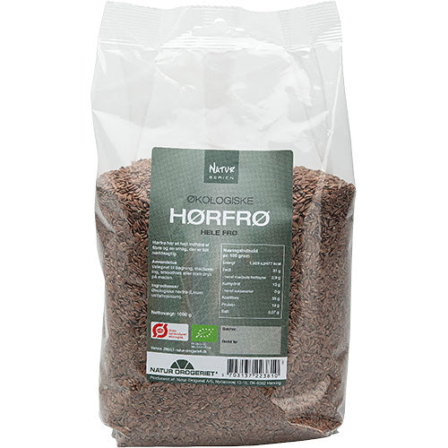 Natur-Drogeriet Hørfrø Hele Økologisk | 1 kg