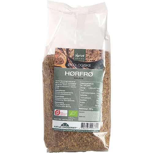 Natur-Drogeriet Hørfrø Knuste Økologisk | 400 g