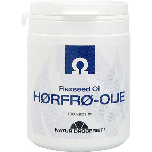 Natur-Drogeriet Hørfrøolie | 180 kapsler
