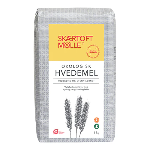 Skærtoft mølle Hvedemel Fuldkorn Økologisk | 1 kg
