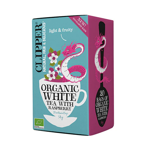Clipper Hvid Te M. Hindbær Økologisk | 20 breve