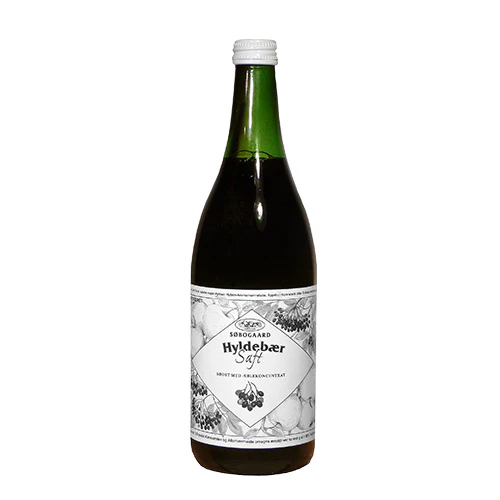 Søbogaard Hyldebærsaft M. Æble Sød Økologisk | 73 cl