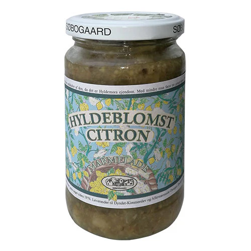 Søbogaard Hyldeblomst/citron Marmelade Økologisk | 400 g