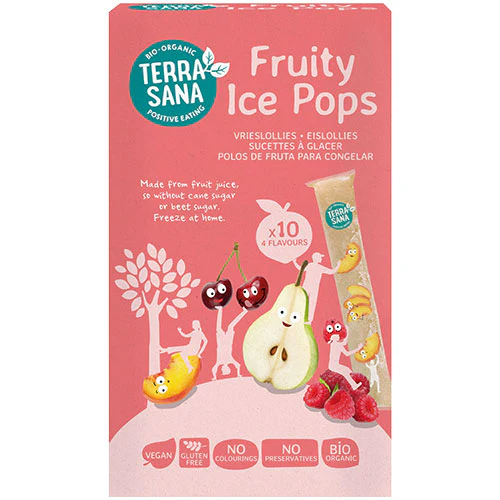 Terrasana Ice Pops Fruity 10x40ml Økologisk | 400 ml