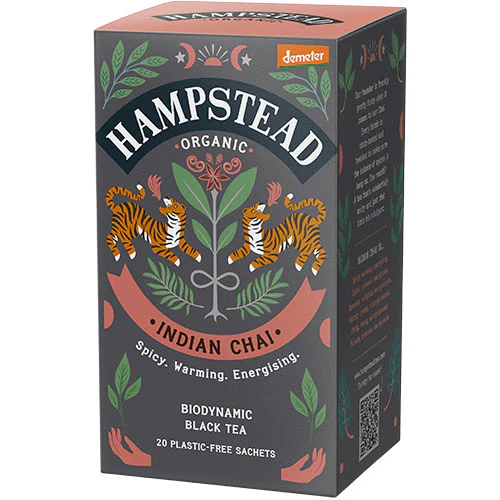 Hampstead Tea Indian Chai Te Økologisk Demeter | 20 breve