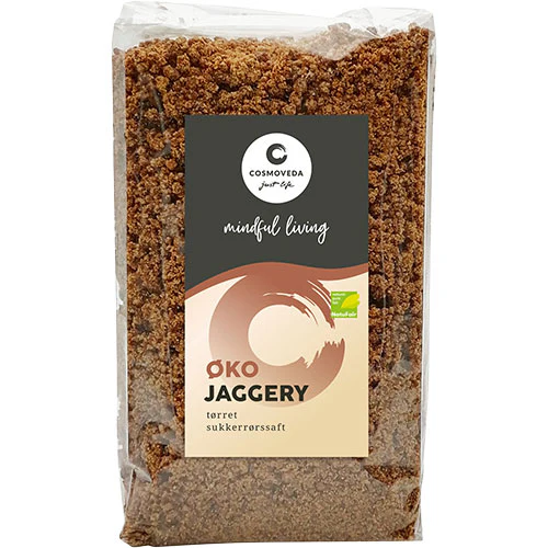 Cosmoveda Indisk Rørsukker (Sukkerrørsaft) Økologisk | 400 g