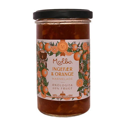 Rømer Ingefær & Orange Marmelade Molbo Økologisk | 290 g