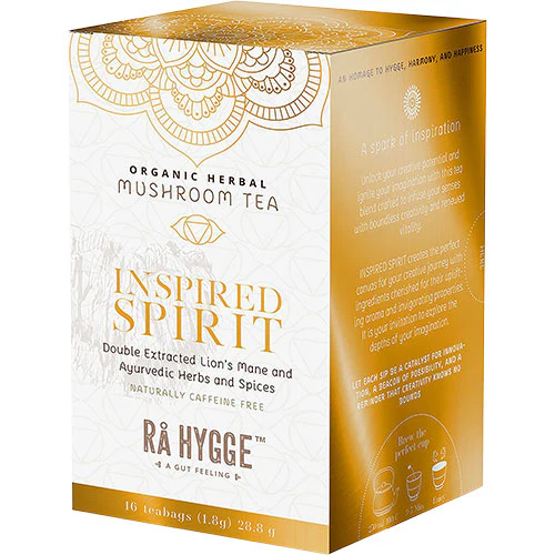 Rå Hygge Inspired Spirit - Lion's Mane Herbal Tea Økologisk | 16 breve