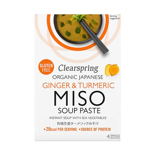 Clearspring Instant Miso Soup | Ingefær & Gurkemeje Økologisk