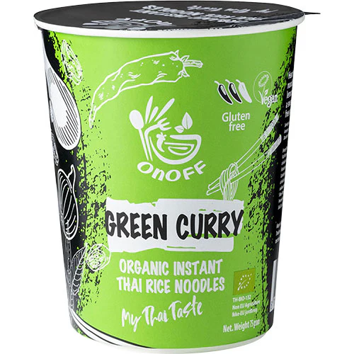 ONOFF SPICES Instant Nudelsuppe Økologisk | Grøn Karry