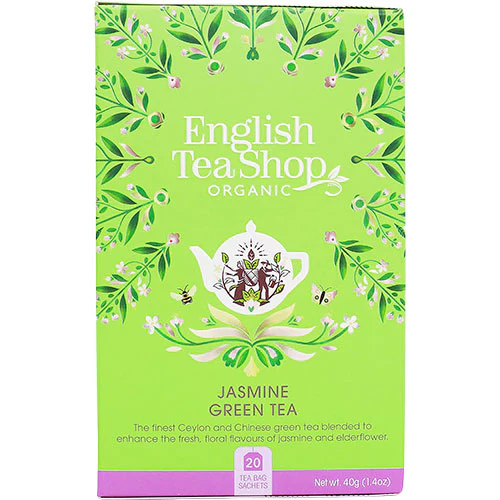 English Tea Shop Jasmine Green Tea Økologisk | 20 breve