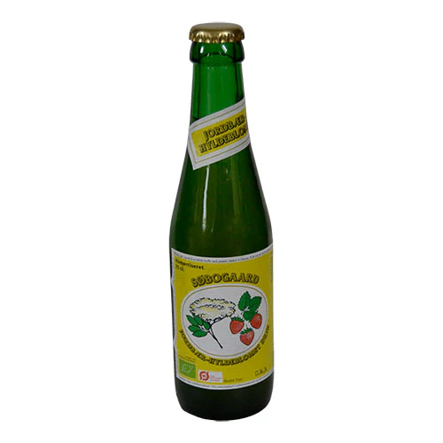 Søbogaard Jordbær-hyldeblomstdrik Økologisk | 25 cl