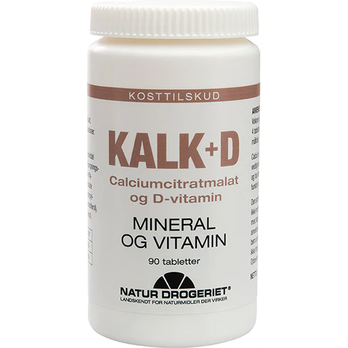 Natur-Drogeriet Kalk+d | 90 tabletter