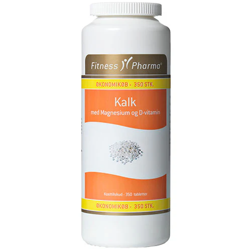 Fitness Pharma Kalk M. Magnesium Og D3-vitamin | 350 tabletter