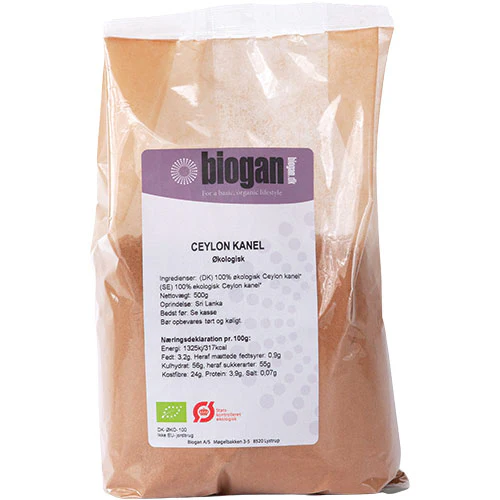 Biogan Kanelpulver Ceylon Økologisk | 500 g