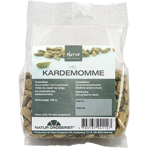 Natur-Drogeriet Kardemomme Hel Grøn | 100 g