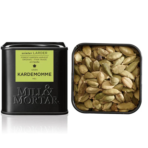 Mill & Mortar Kardemomme Hel Grøn Økologisk | 25 g