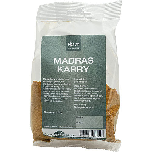 Natur-Drogeriet Karry Madras Stærk | 100 g