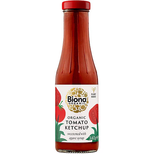 Biona Organic Ketchup Sødet M. Agave Økologisk | 340 g