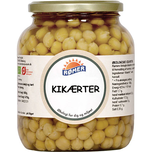 Rømer Kikærter I Vand Økologisk | 660 g