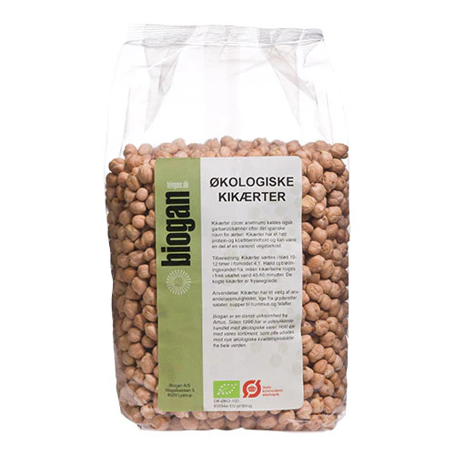 Biogan Økologiske Kikærter | 1 kg