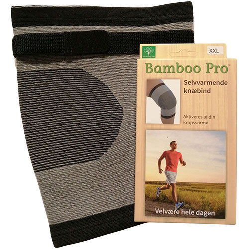 Bamboo Pro Knæbind Selvvarmende | Str. 2XL