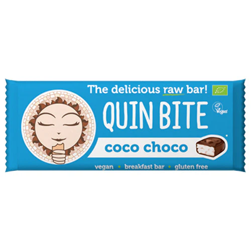 Quin Bite Bar Glutenfri Økologisk | Kokos Choko