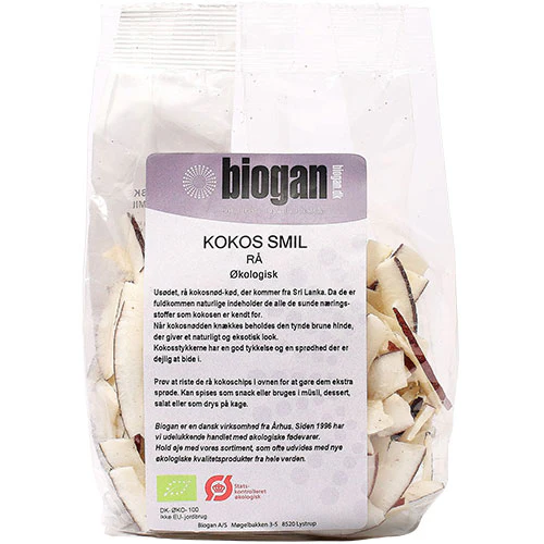 Biogan Rå Kokos M. Hinde Økologisk | 175 g