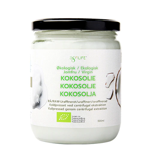 AgriLife Panacea Jomfru Kokosolie Agrilife Økologisk | 500 ml