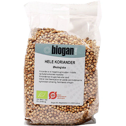 Biogan Koriander Hele Økologisk | 100 g