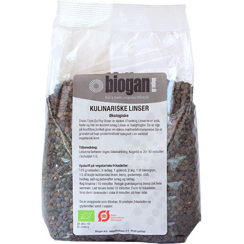 Biogan Økologiske Kulinariske Linser | 750 g