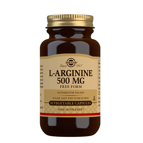 Solgar L-arginin | 50 kapsler