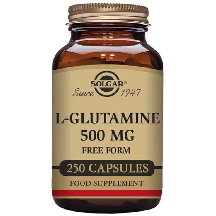 Solgar L-Glutamin 500 mg | 250 kapsler