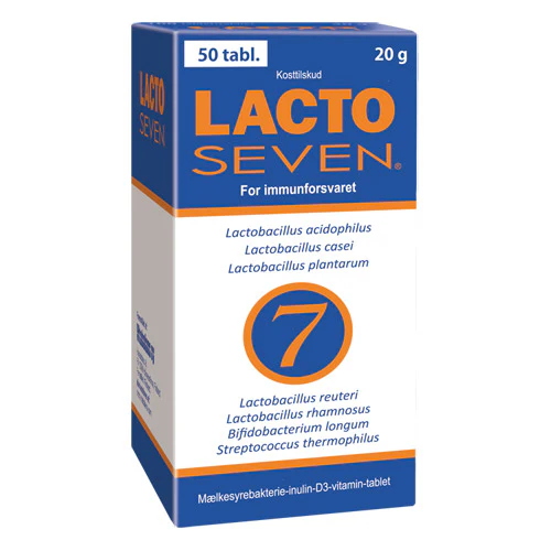 LactoSeven | 50 tabletter